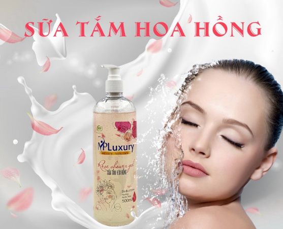 Sữa tắm thảo dược hoa hồng MP Luxury 500ml